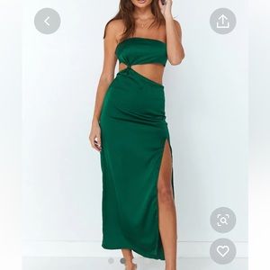 Beginning Boutique Summer Emerald Maxi Dress